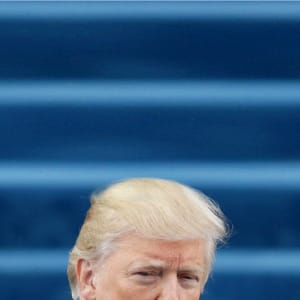 President Donald Trump delivers his inaugural address on the West Front of the U.S. Capitol on January 20, 2017 in Washington, DC. (Alex Wong/Getty Images)
