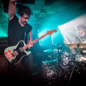 Japandroids play at Birthdays in Dalston, London, England on October 20, 2016. (Valerio Berdini/REX/Shutterstock/CP)