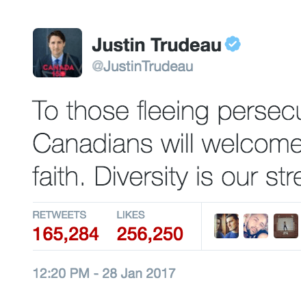 Trudeau tweet feature