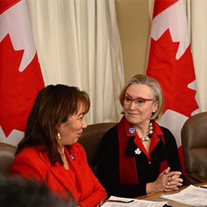 Prime Minister Justin Trudeau meets with the Native Women's Association on Parliament Hill in Ottawa on Wednesday, Jan 11, 2017. (THE CANADIAN PRESS/Sean Kilpatrick)