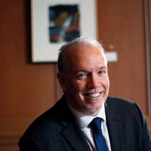 John Horgan, leader of the British Columbia New Democratic Party is photographed during a year-end interview at his office at the Legislature building in Victoria, B.C., Monday, December 7, 2015. (Chad Hipolito/CP)