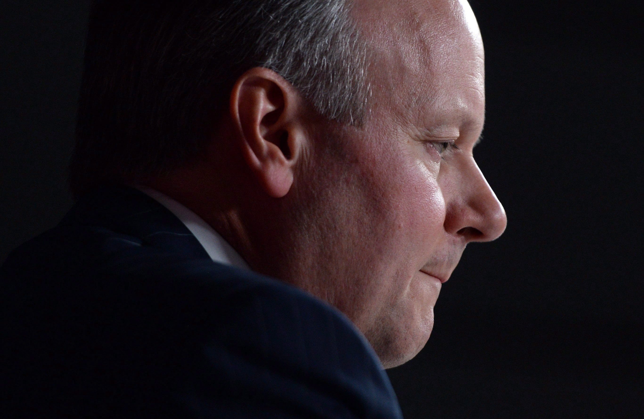 Bank of Canada Governor Stephen Poloz holds a new conference at the National Press Theatre in Ottawa on Wednesday, April 13, 2016. THE CANADIAN PRESS/Sean Kilpatrick