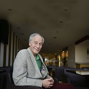 2016 Princess of Asturias Award for Literature, US writer Richard Ford, is pictured during an interview with AFP in Bogota on April 27, 2017
Ford is in the country to attends the XXX International Book Fair of Bogota. Raul Arboleda/AFP/Getty Images