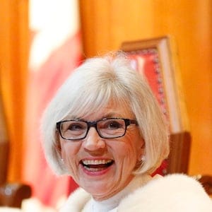 Chief Justice Beverley McLachlin (2nd R) takes part in a ceremony at the Supreme Court of Canada in Ottawa February 10, 2015. REUTERS/Blair Gable (CANADA) - RTR4P2K9