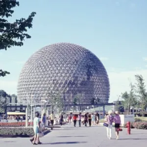 Pavilion of the U.S at the Expo 1967 in Montreal. (Leber/Ullstein Bild/Getty Images)