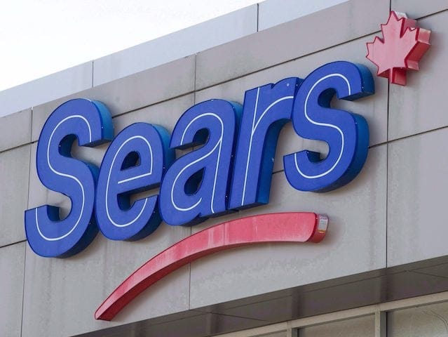 A Sears Canada outlet is seen Tuesday, June 13, 2017 in Saint-Eustache, Que. Sears Canada's stock plunged Wednesday morning following a report that it's preparing to seek court protection from creditors. THE CANADIAN PRESS/Ryan Remiorz
