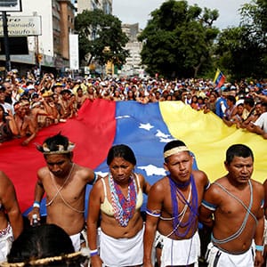 Opposition supporters take part in a rally to demand a referendum to remove Venezuela's President Nicolas Maduro in Caracas, Venezuela, September 1, 2016. ()