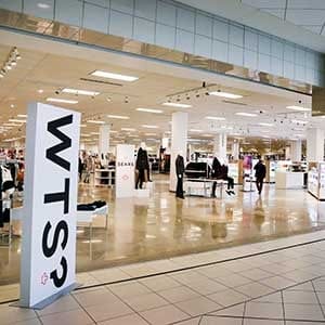 The new signage at Sears Canada's Promenade Mall store in Thornhill in September 2016