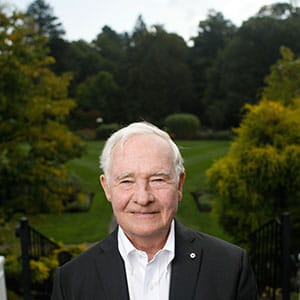 Governor General David Johnston at Rideau Hall in Ottawa September 7, 2017. (Photograph by Blair Gable)
