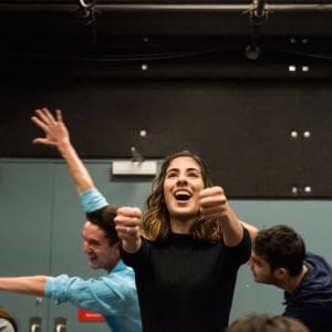 UBC student Ava Safai performing. (Photograph by Jimmy Jeong)