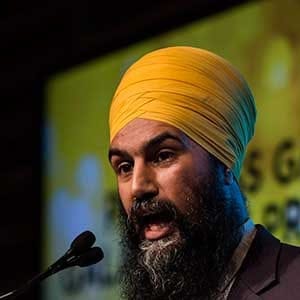 Federal NDP Leader Jagmeet Singh delivers the keynote address at the Broadbent Institute's Progress Gala on Thursday, November 16, 2017. THE CANADIAN PRESS/Christopher Katsarov