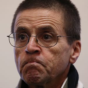Hassan Diab holds a press conference at Amensty International Canada in Ottawa, Ontario, on January 17, 2018 following his return to Canada.
Diab was released from a French prison after authorities in France dropped terrorism charges against him due to lack of evidence. Diab, a Canadian of Lebanese descent, was the chief suspect in a deadly 1980 attack on a Paris synagogue and was accused of being a member of the Special Operations branch of the Popular Front for the Liberation of Palestine (PFLP), which was blamed for the attack. The 1980 bombing, which left four dead and around 40 wounded, was the first fatal attack against the French Jewish community since the Nazi occupation in World War II.
/ AFP PHOTO / Lars Hagberg (Photo credit should read LARS HAGBERG/AFP/Getty Images)