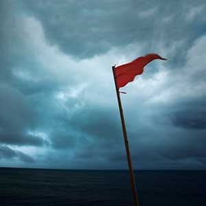"Subject: Tropical storm in the beach paradise ResortLocation: Playa del Carmen, Riviera Maya, Mexico."