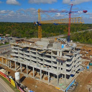 Construction at the LINK in Burlington on schedule (CNW Group/Fortress Real Developments)