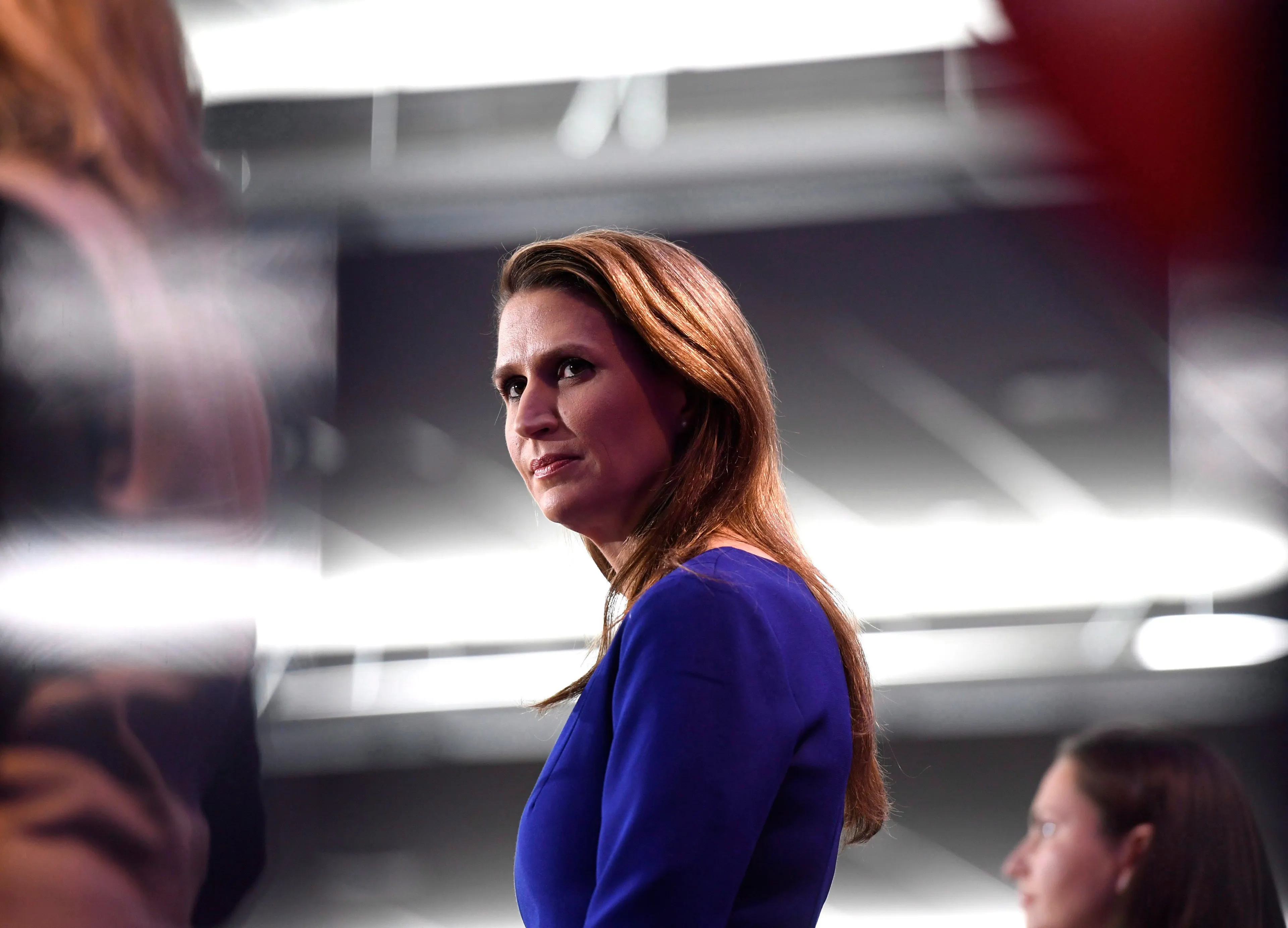 Ontario PC leadership candidate Caroline Mulroney participates in a debate in Ottawa on Wed., Feb. 28, 2018. (THE CANADIAN PRESS/Justin Tang)