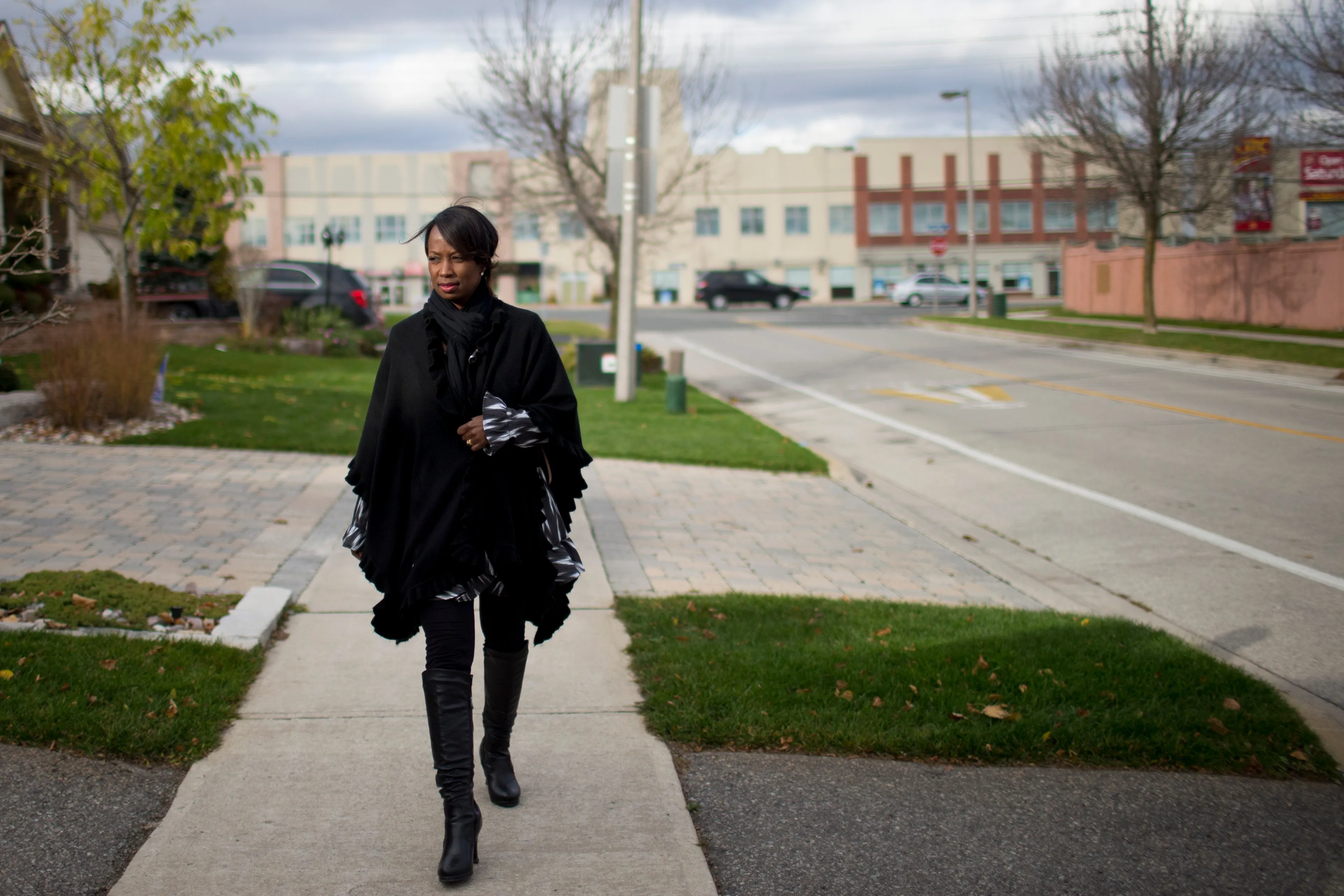 WHITBY, ON - NOVEMBER 12 - Celina Caesar-Chavannes is the Liberal candidate in the riding of Whitby-Oshawa which is holding a by-election on Monday November 17. Photographed in Whitby for a Tim Harper column on November 12, 2014. (Carlos Osorio/Toronto Star via Getty Images)