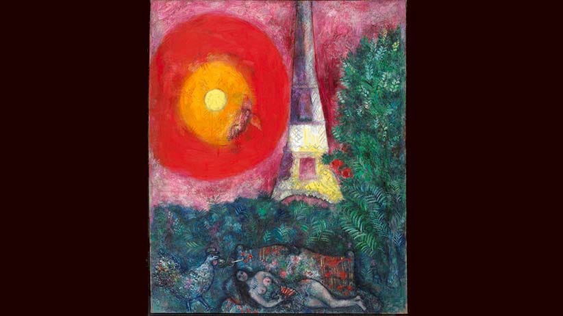 The Eiffel Tower, 1929, by Marc Chagall. (National Gallery of Canada)