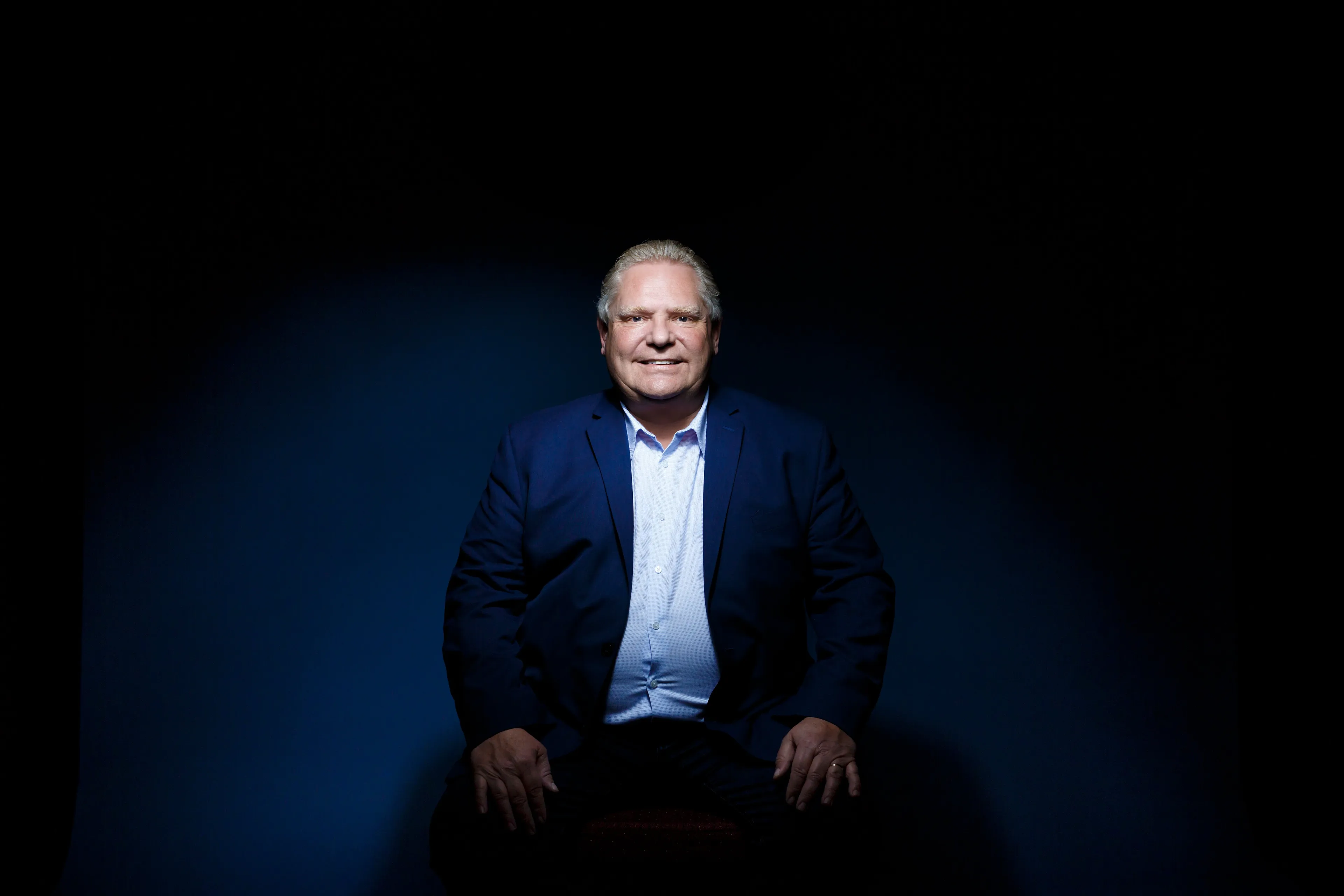 Doug Ford, Ontario PC Party leader. Chatham, Ontario, April 20, 2018. (Photograph by Cole Burston)