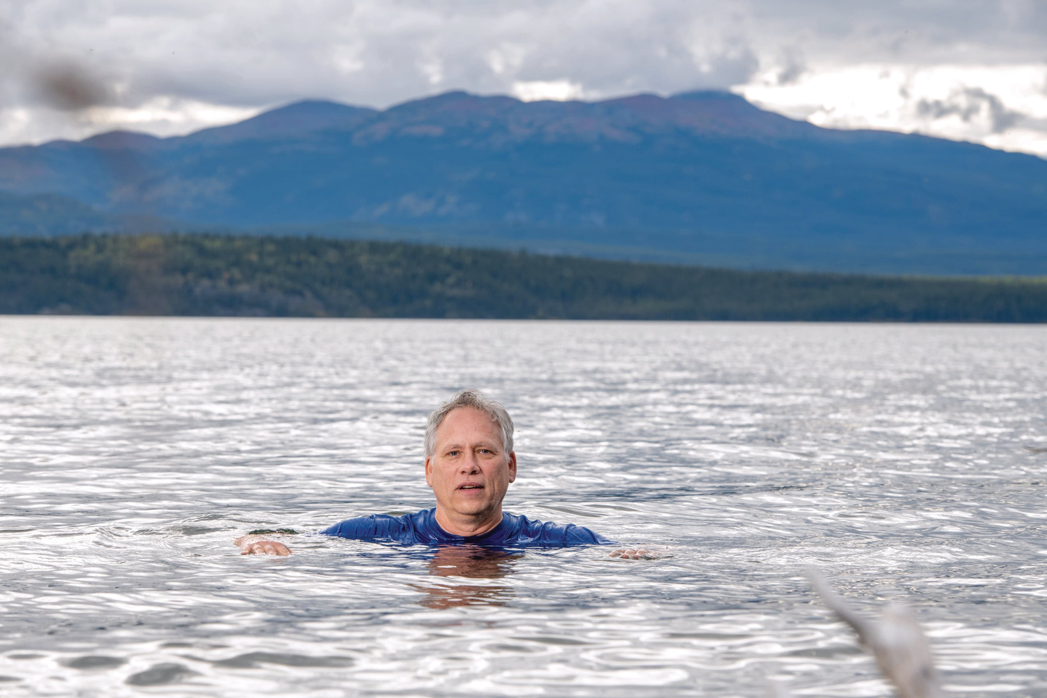 John Streicker on rapid snowmelt and why he got into it up to his neck