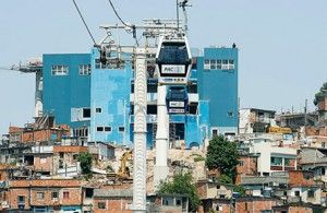 A gondola to the favelas