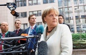 Merkel under seige