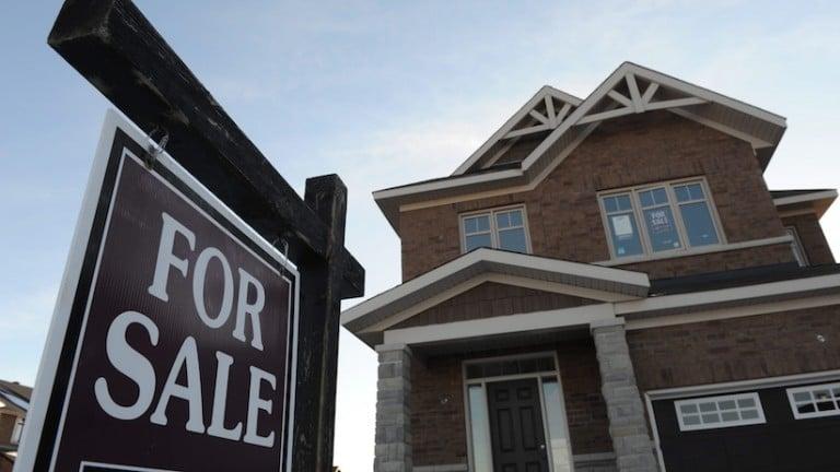<p>A new construction development offers realestate options for sale in the west end of  Ottawa on Thursday, Feb. 24, 2011. THE CANADIAN PRESS IMAGES/Sean Kilpatrick</p>
