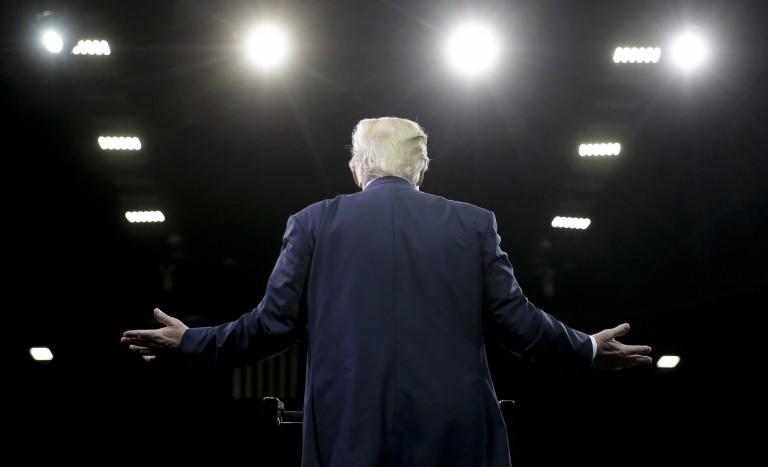 <p>In this May 27, 2016, photo Republican presidential candidate Donald Trump speaks during a rally in Fresno, Calif. It started with Mexicans being publicly accused by Trump of being criminals and rapists. It escalated to ejections, to sucker punches, to pepper spray. And now violence and strife seems to be a commonplace occurrence out on the campaign trail. (AP Photo/Chris Carlson)</p>
