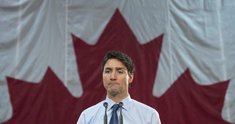 <p>Prime Minister Justin Trudeau speaks during a news conference in Peterborough, Ont. Friday January 13, 2017. THE CANADIAN PRESS/Adrian Wyld</p>
