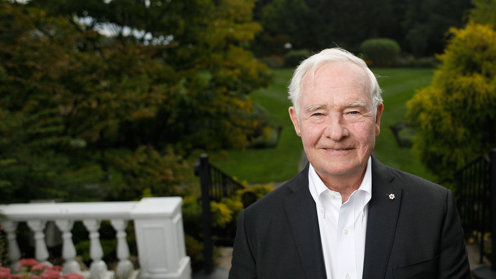 Governor General David Johnston at Rideau Hall in Ottawa September 7, 2017. (Photograph by Blair Gable)