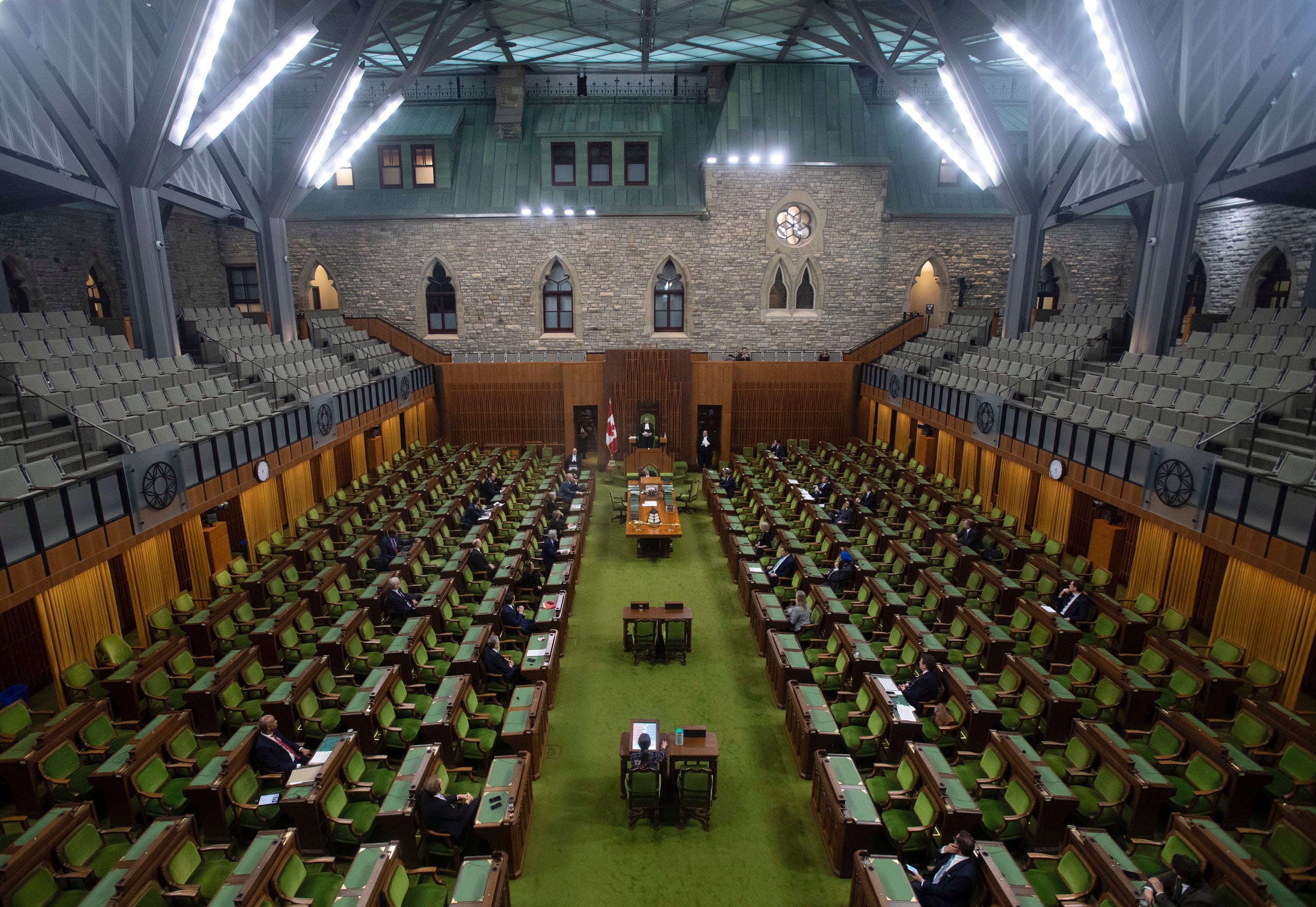 Leader of the Government in the House of Commons Pablo Rodriguez rises to ask for an extension of the sitting day in the House of Commons Parliament in the House of Commons Tuesday March 24, 2020 in Ottawa.