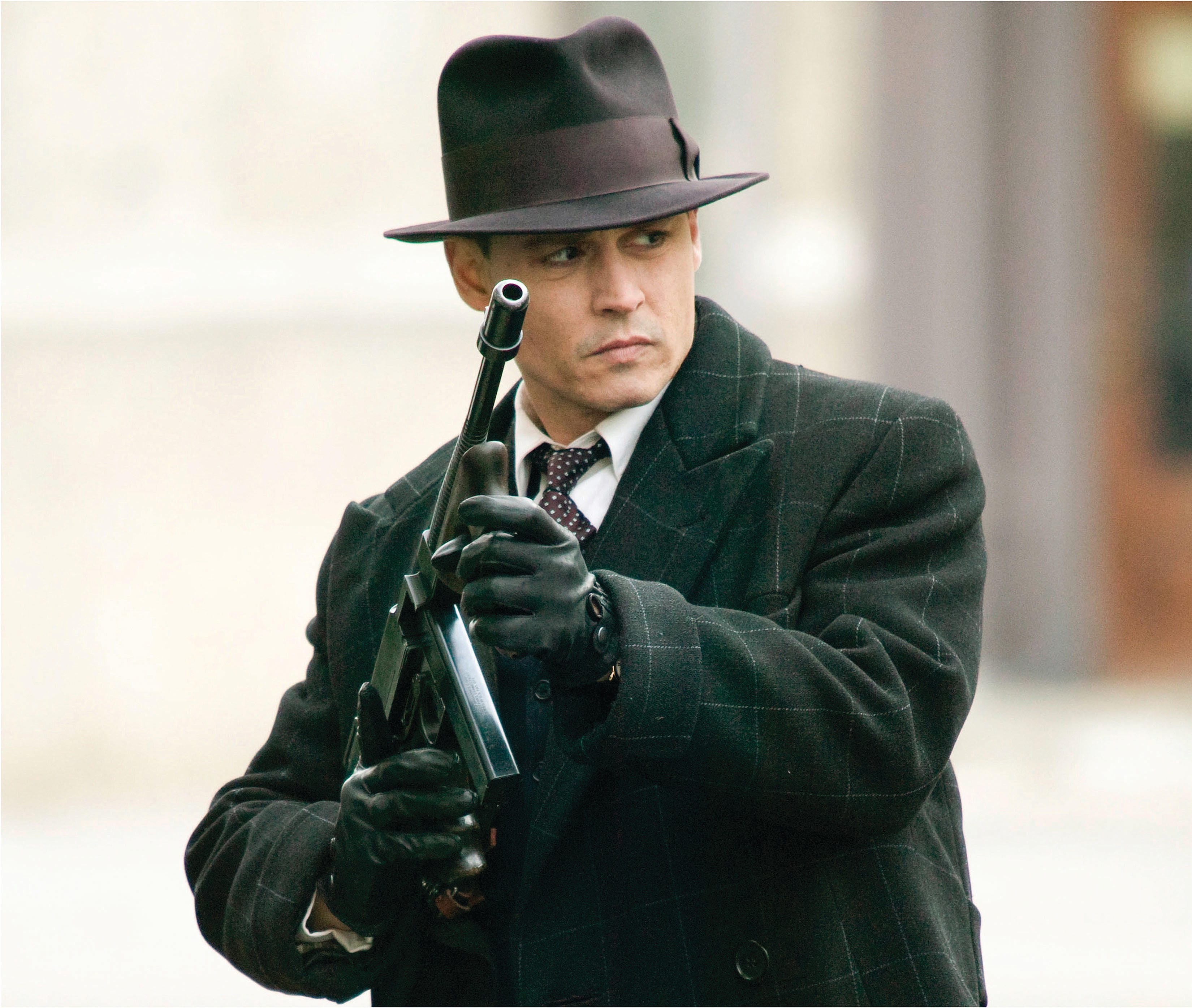 Johnny Depp stars as outlaw John Dillinger in 'Public Enemies'