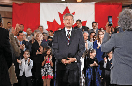 Is Stephen Harper a hologram?