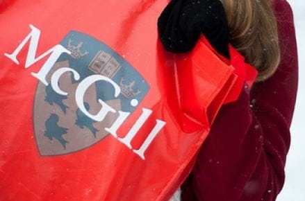 McGill student courtesy of Evan Shay on Flickr
