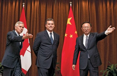 Playing footsie with Beijing