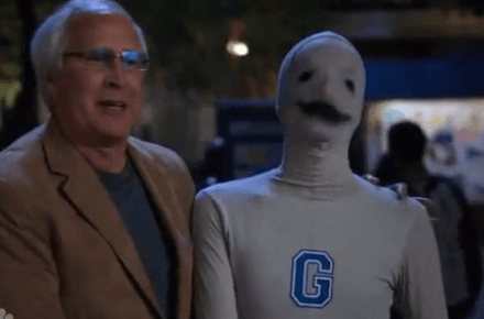 The Human Beings Mascot from Community on Citytv