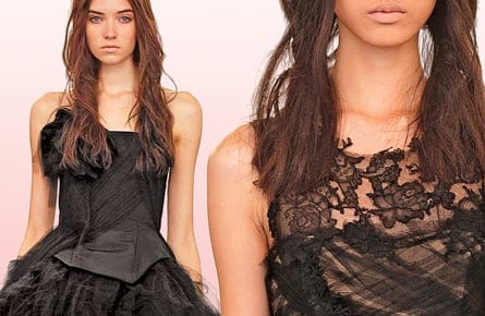 Here's comes the big black dress