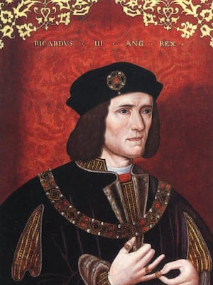 Richard III king of England, painting by an anonymous artist, no date. (Getty Images)