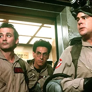 GHOSTBUSTERS, Bill Murray, Harold Ramis, Dan Aykroyd, 1984, (c) Columbia/courtesy Everett Collection