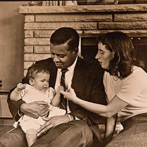 Baby, Karen, with her parents Daniel Sr and Donna Hill