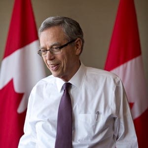 TORONTO, ON, August 28th, 2014 - Federal Finance Minister Joe Oliver.