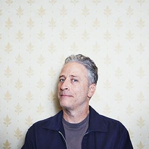 Portrait of Jon Stewart. Photograph by Kourosh Keshiri.