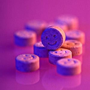 AE9E62 Ecstasy pills. Martin Norris Studio Photography/Alamy