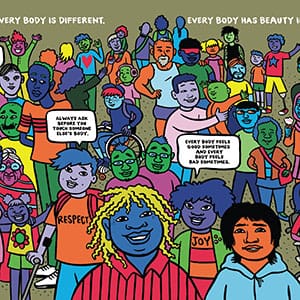 Illustration from "Sex is a Funny Word" (Fiona Smyth)