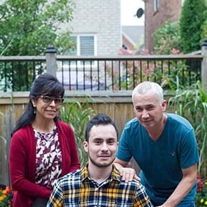 MACLEANS-10.05.15-VEGETATIVE RECOVERY-OAKVILLE, ON: After suffering a brain injury due to lack of oxygen while choking in bed, Juan Torres slowly makes a remarkable recovery to which doctors are amazed. Torres and his family make advances daily at the home in Oakville, ON.