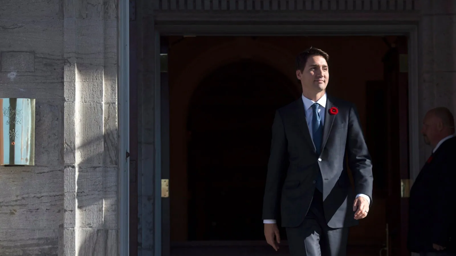 Prime Minister Justin Trudeau leaves Rideau Hall in Ottawa on Wednesday, November 4, 2015, after being sworn in as Canada's 23rd Prime Minister. THE CANADIAN PRESS/Sean Kilpatrick