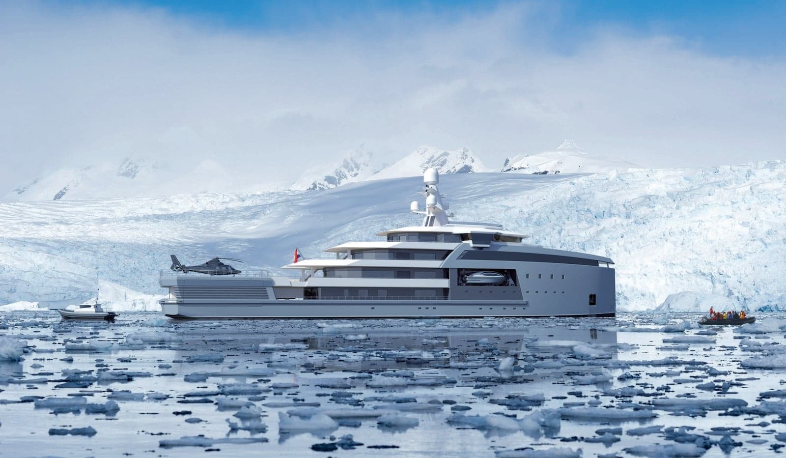 The world's first ice-busting yachts open the High Arctic