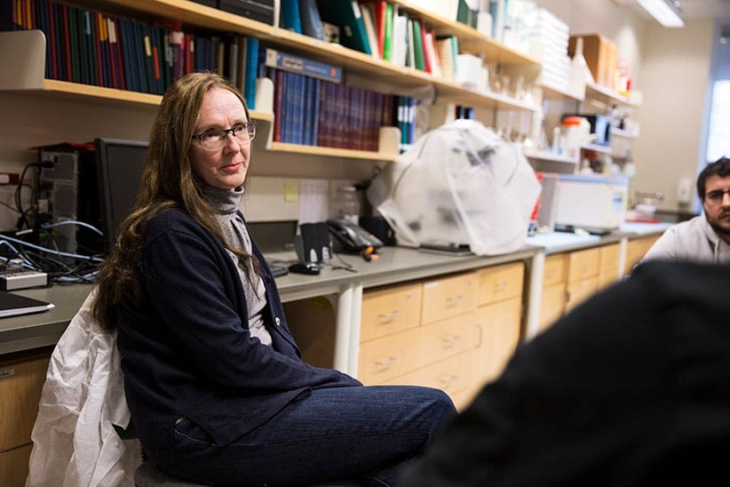 Dr. Fiona Hunter, entomologist at Brock University. (Photograph by Kayla Chobotiuk)