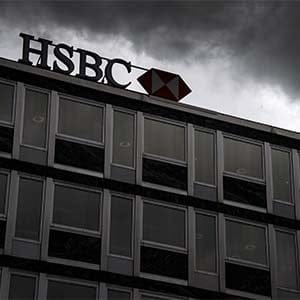 A sign of HSBC private bank (Suisse) is seen on June 14, 2013 in the center of Geneva. (Fabrice Coffrini/AFP/Getty Images)