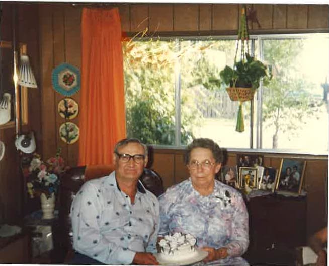 Everett Klippert with his wife, Dorothy. The two married late in life, and while Klippert never switched sides, it was a marriage between two close friends. (Photograph courtesy family)