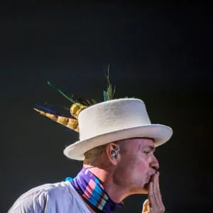 Gord Downie performs during the Man Machine Poem tour. (Photograph by Nick Iwanyshyn)